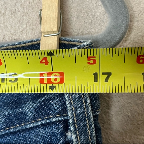 Carhartt Flame Resistant Straight Leg Denim Blue Jeans-Men’s 34x36-Workwear-EUC - Picture 12 of 13